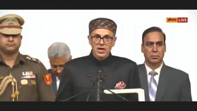 Omar Abdullah sworn in as J-K CM