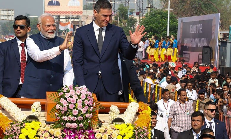 PM modi and Pedro Sanchez