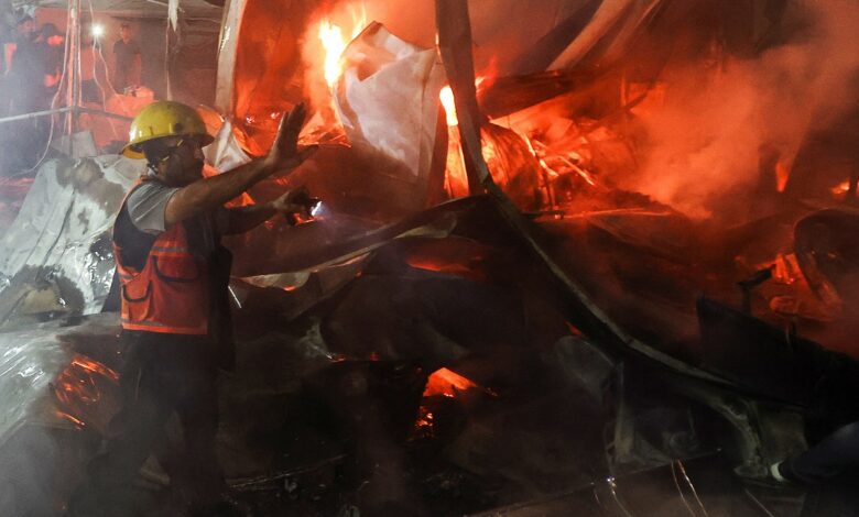 Video: Israel attack on Al-Aqsa Hospital burns Palestinian alive