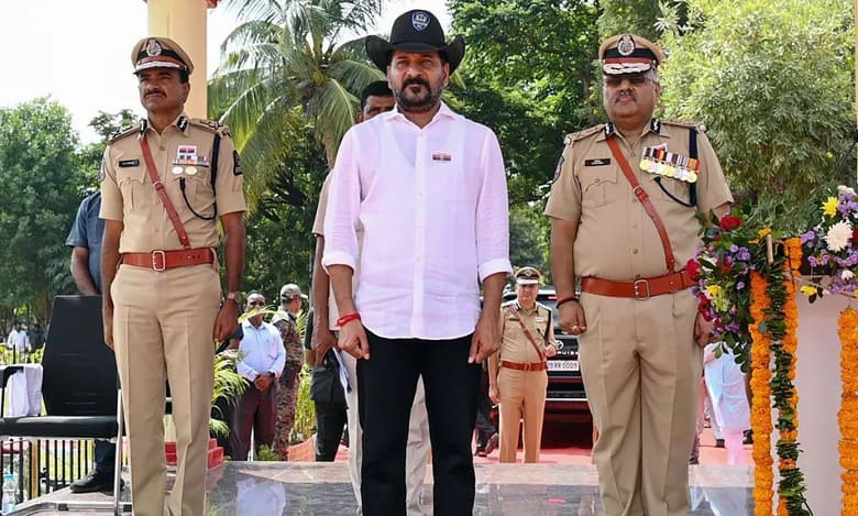 Telangana police replaces TGSP police personnel with AR personnel at Chief Minister A Revanth Reddy's residence in Jubilee Hills.