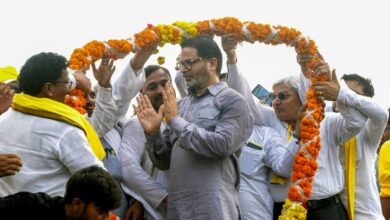 Prasant Kishor during the launch of Jan Suraaj Party