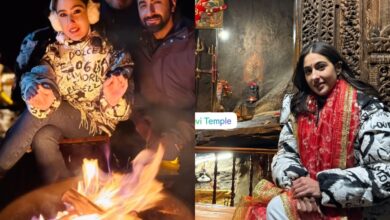 Sara seeks blessings at Hidimba temple as she starts shooting in Manali