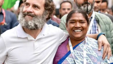 Women and child welfare minister Seethakka comes in support of forests and environment minister Konda Surekha.