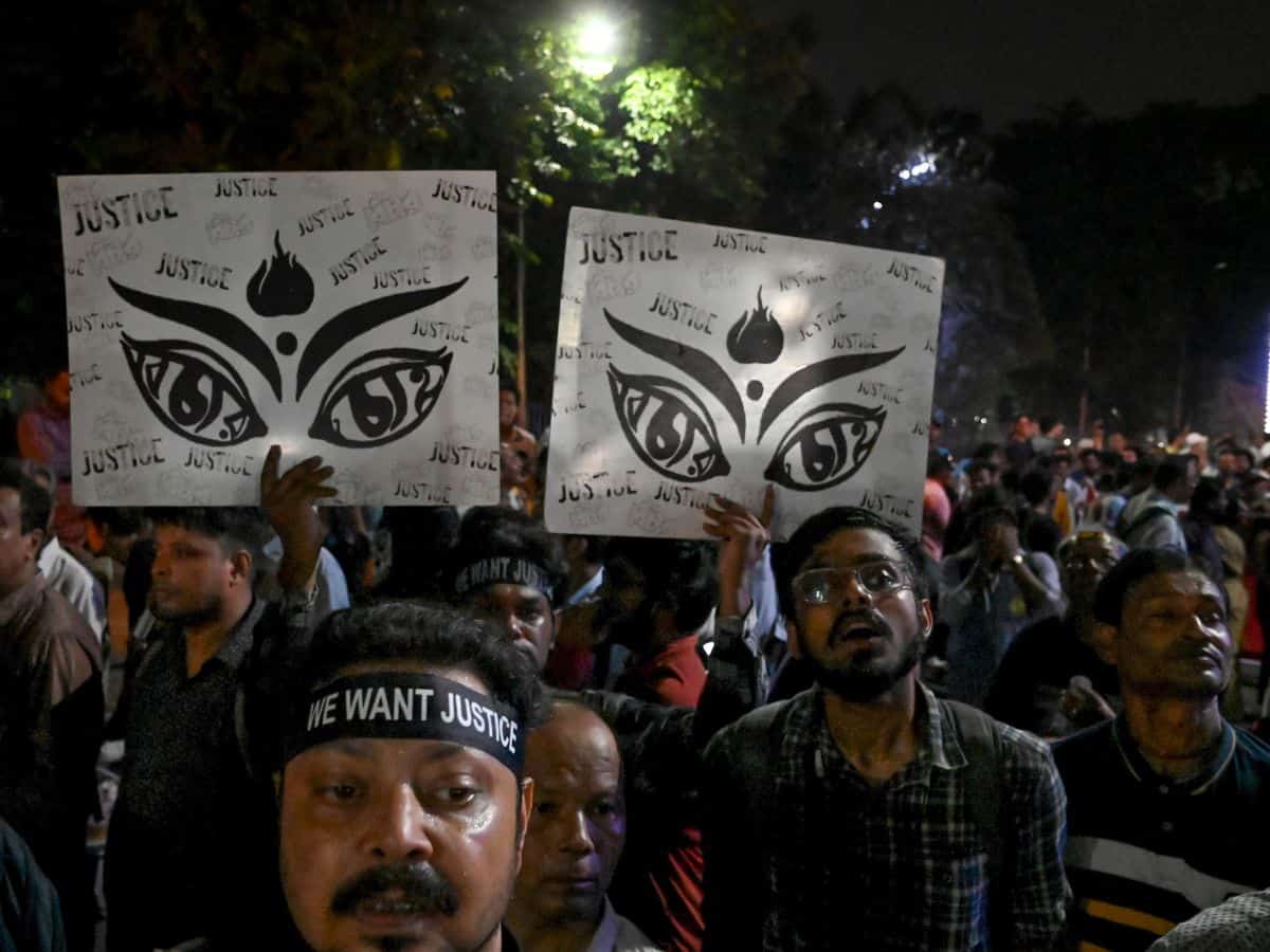 Kolkata rape-murder: Night-long protests mark Mahalaya ahead of Durga Puja