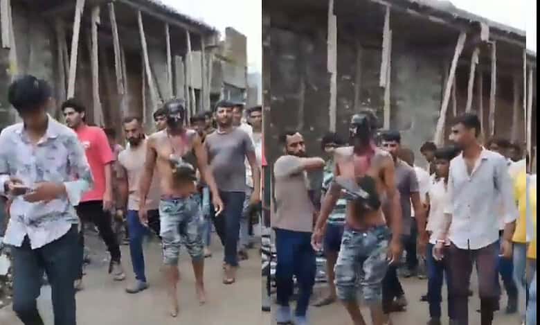 Video: Dalit man paraded with shoe garland in Madhya Pradesh; 2 held