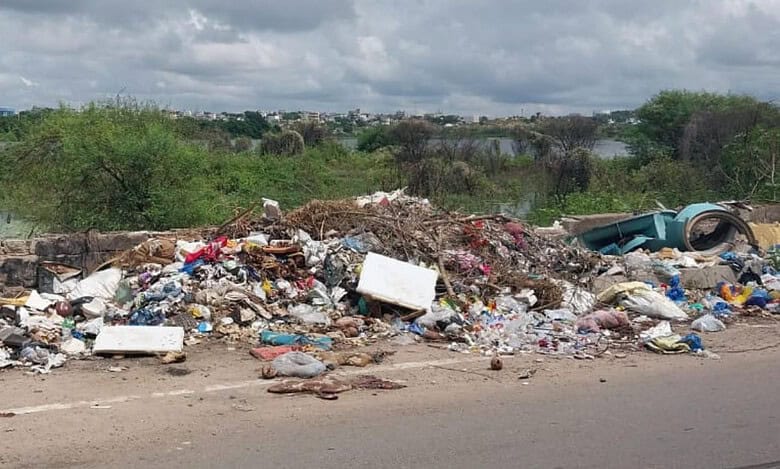 Hyderabad: Jalpally lake turns into a garbage dumping ground