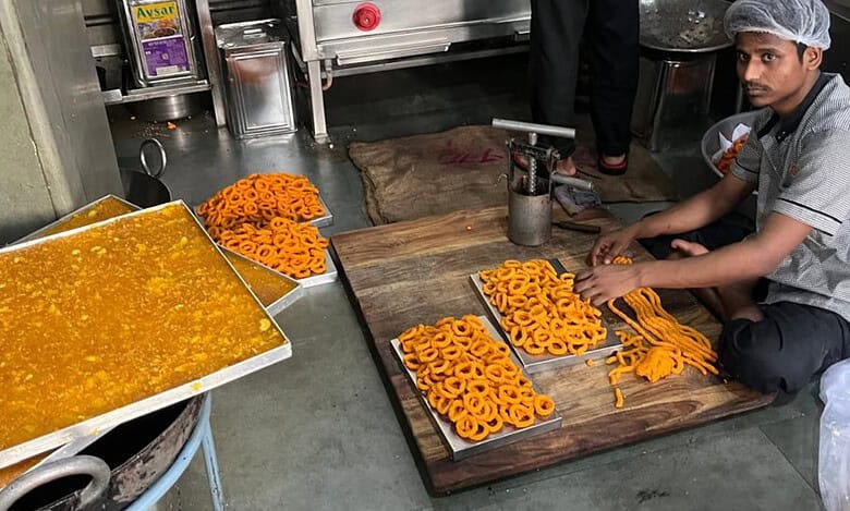 Food safety team raids sweet shop in Hyderabad's Ameerpet