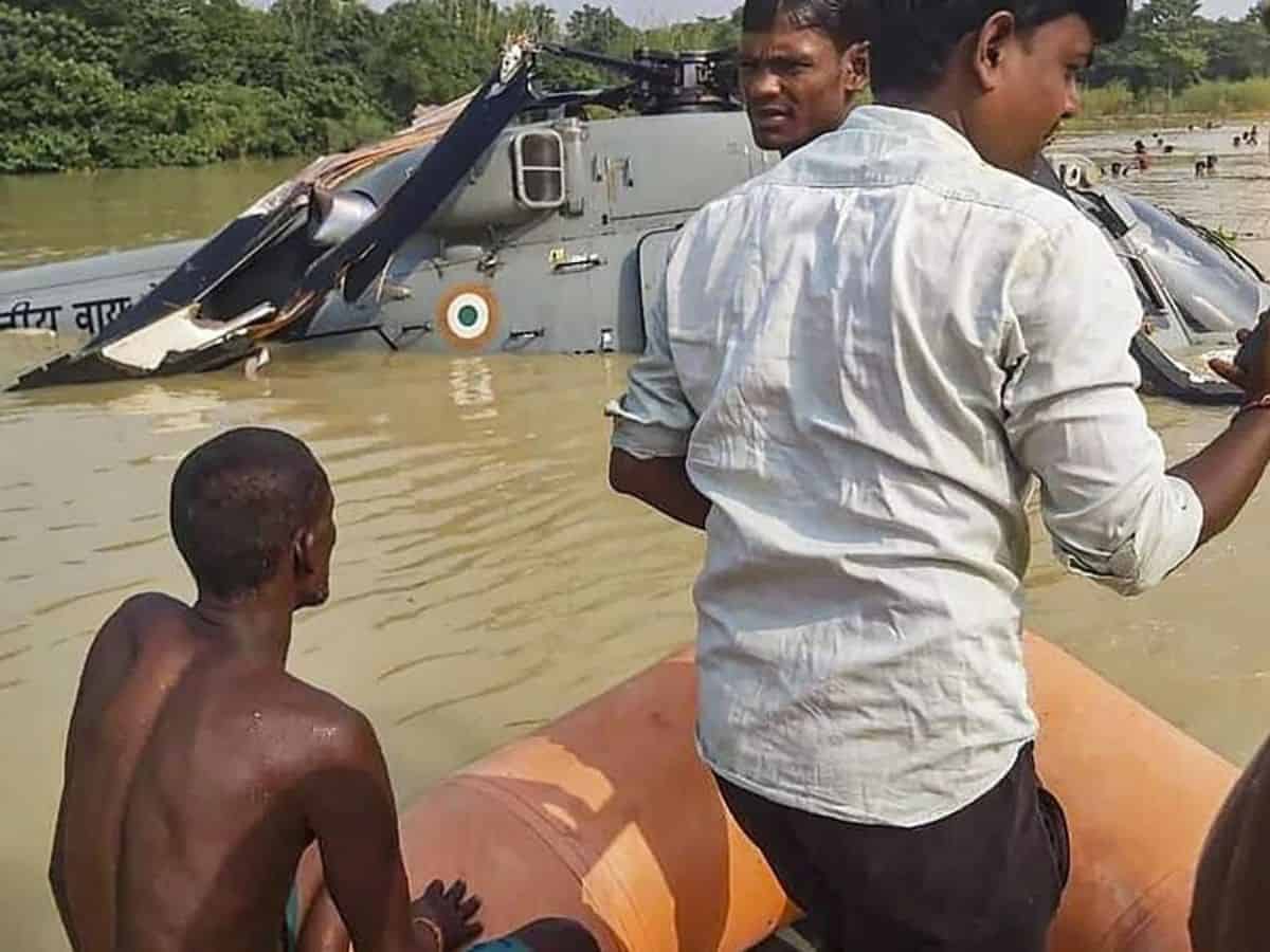 Bihar: IAF helicopter makes emergency landing in Muzaffarpur