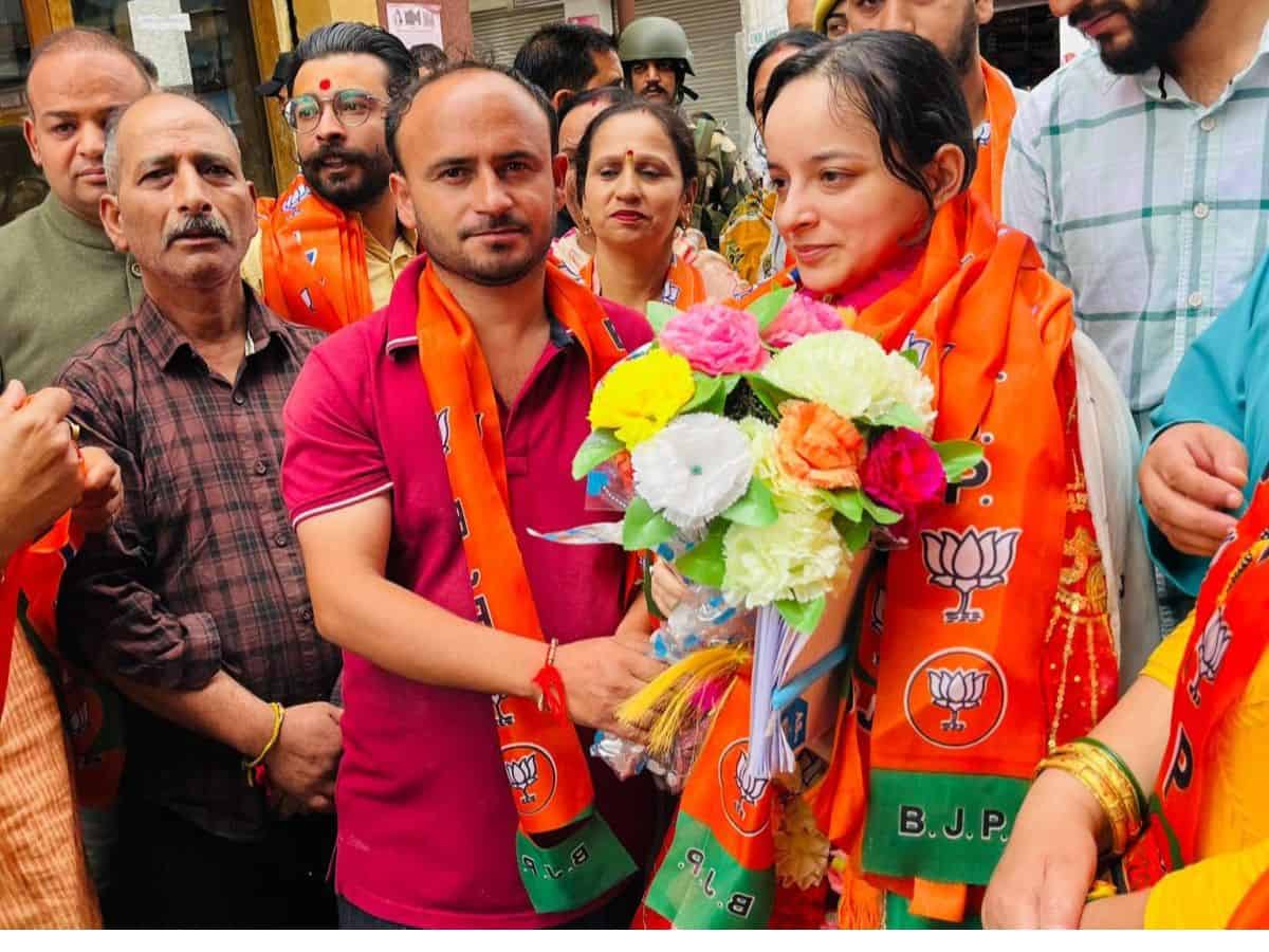 J-K polls: Lone BJP woman candidate Shagun Parihar wins from Kishtwar, vows for region's security