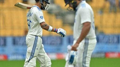 India's lowest Test total away and home; all out for 46