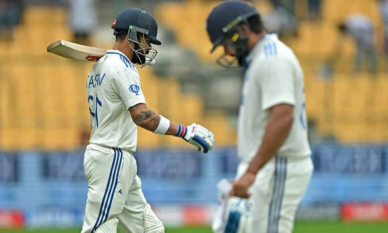 India's lowest Test total away and home; all out for 46