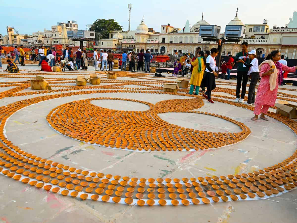 diya in ram tample