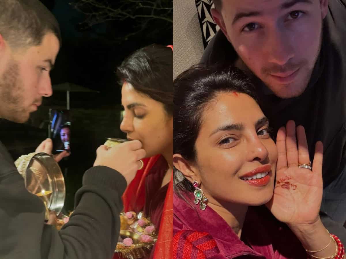 Priyanka Chopra turns ‘filmy’ on Karwa Chauth