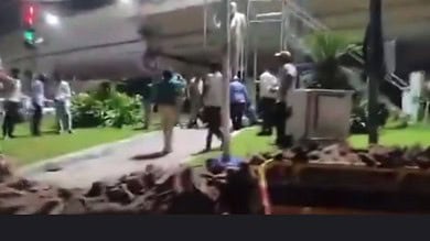 Tension erupts at Tank Bund as mob demolish wall around Ambedkar statue