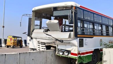 Andole Mandal RTC Bus accident