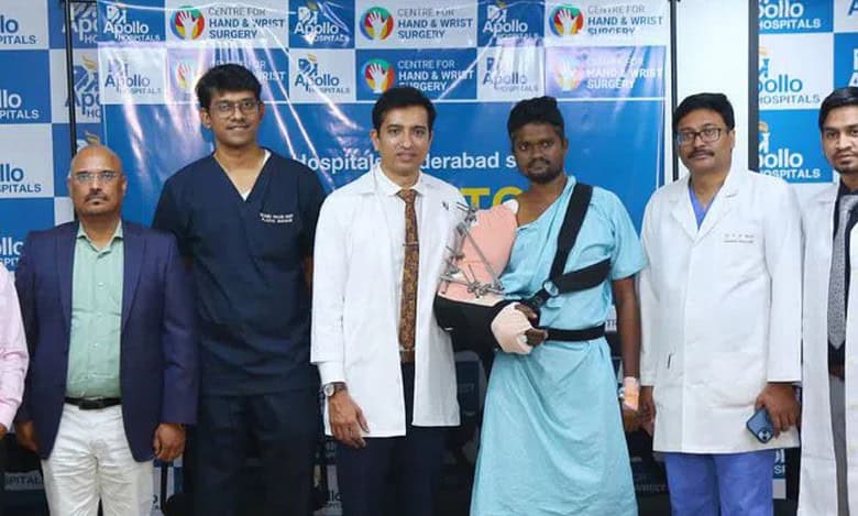 Hyderabad doctors successfully reattach man’s severed arm