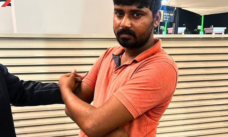 Apprehended cab driver Basavaraj