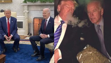 Donald Trump and Joe Biden
