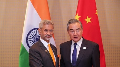 EAM jaishankar and with China's FM Wang Yi