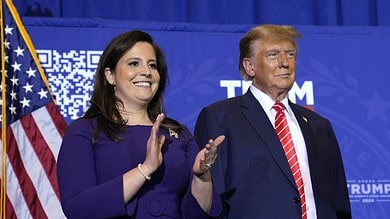 Elise Stefanik and Donald Trump