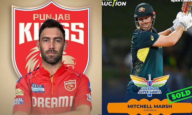 IPL 2025: Punjab Kings acquire Maxwell for Rs 4.20cr, Marsh to Lucknow