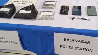 Hashish oil seized by the Cyberabad police October 31