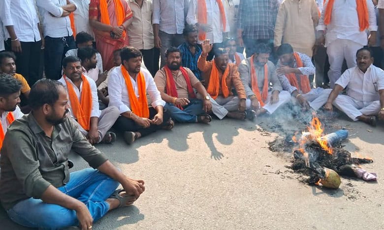 Hyderabad 1 held in Shamshabad temple vandalism, bandh called