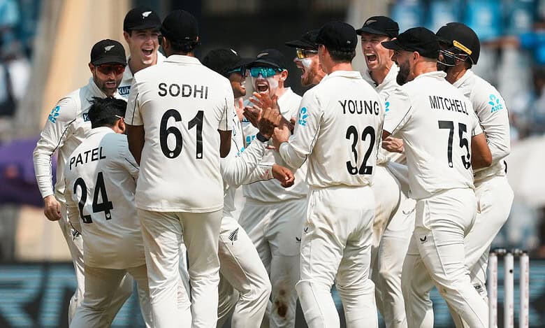 IND lose 3rd Test by 25 runs to NZ, suffer 1st 0-3 whitewash at home