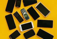 Representational image of phones for phone theft in Hyderabad