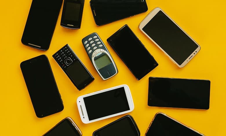 Representational image of phones for phone theft in Hyderabad
