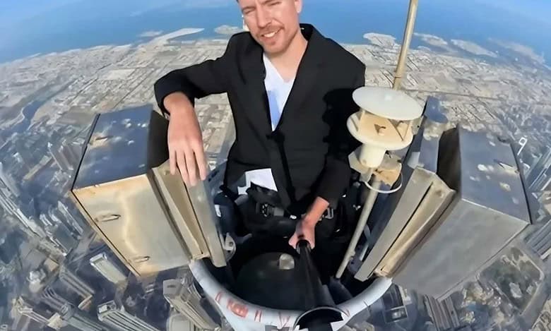 Watch: MrBeast becomes 8th person to climb Burj Khalifa
