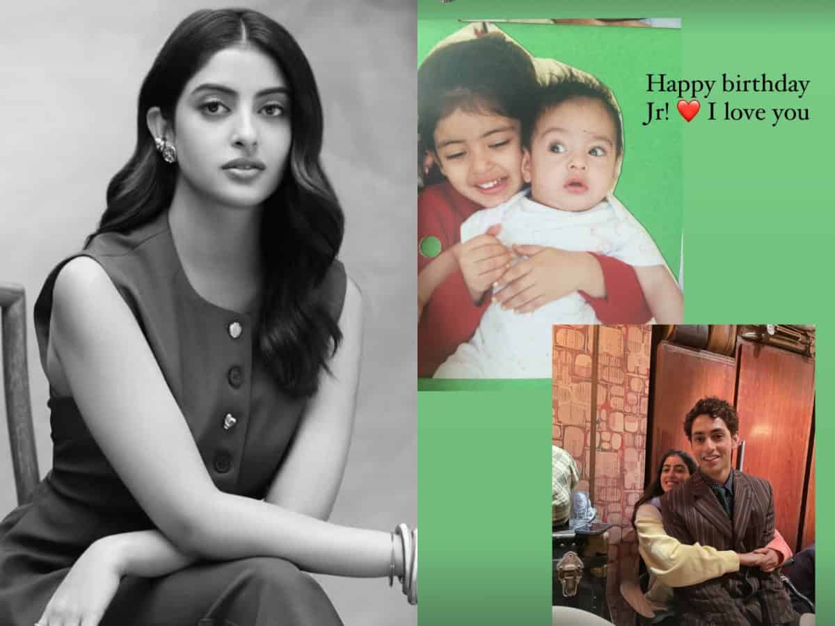 Navya Naveli Nanda wishes her ‘junior’ Agastya Nanda on his birthday