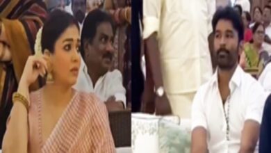 Dhanush, Nayanthara’s awkward encounter at a wedding goes viral