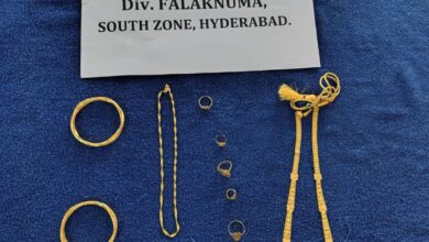 Ornaments recovered from the arrested burglar