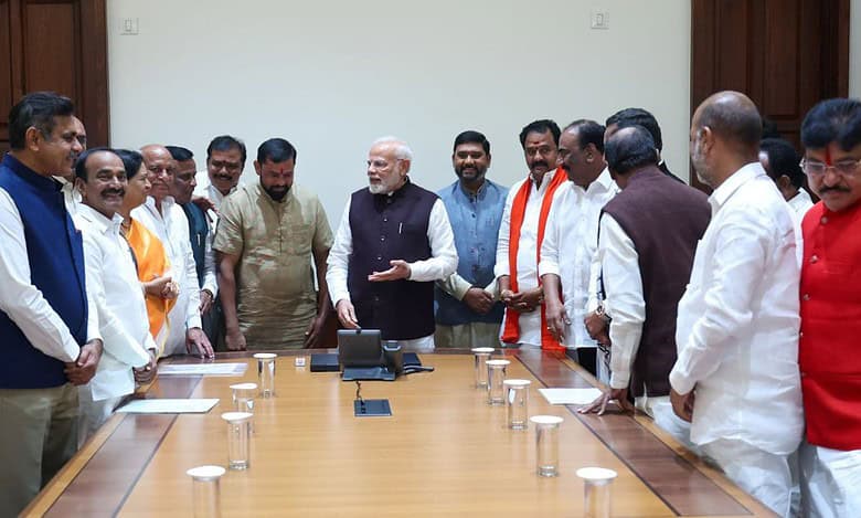 PM Modi Meet telangana MLAs