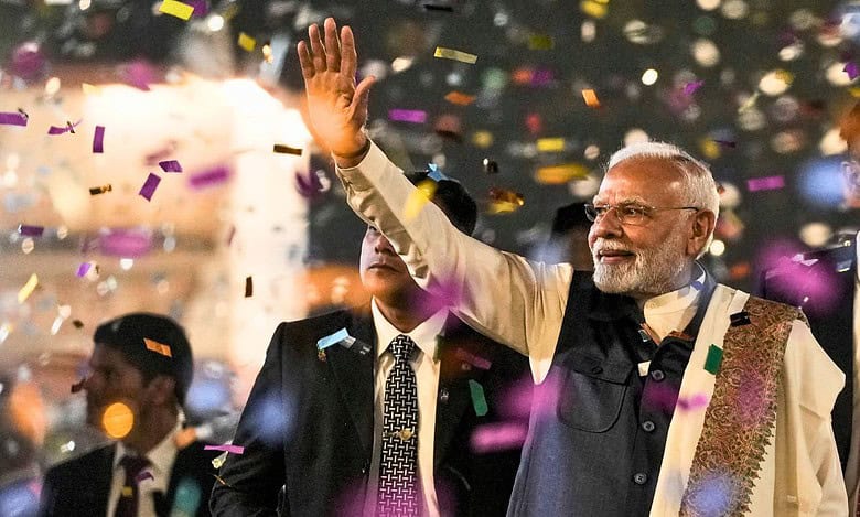 PM Modi celebrates BJP winning Maharashtra assembly elections