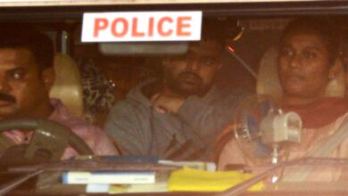 Prajwal Revanna being taken into custody by Police SIT in May