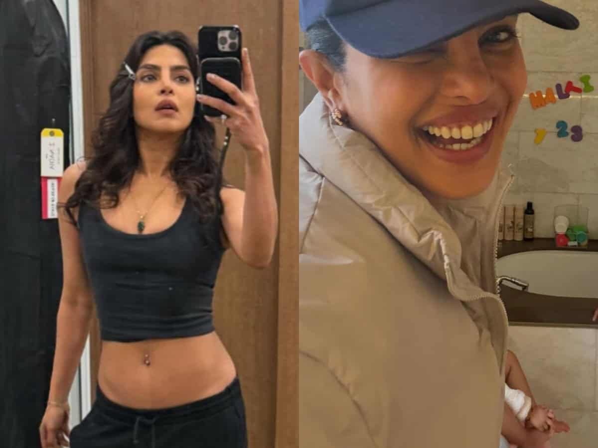 Priyanka Chopra says ‘I’m not crying’ as she gives a glimpse of her past week