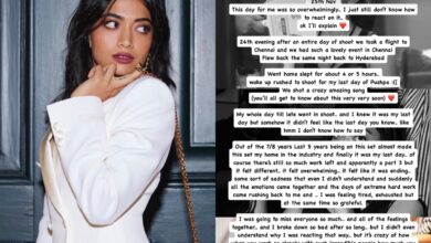 Rashmika Mandanna hints at ‘Pushpa 3’ as she pens emotional note