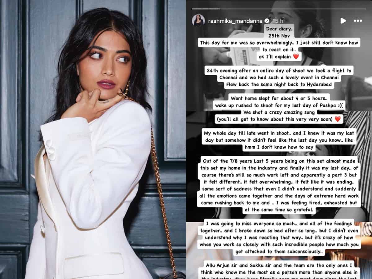 Rashmika Mandanna hints at ‘Pushpa 3’ as she pens emotional note