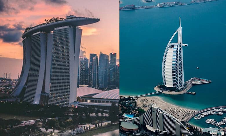 X user's viral thread compares how life in Singapore & Dubai differ