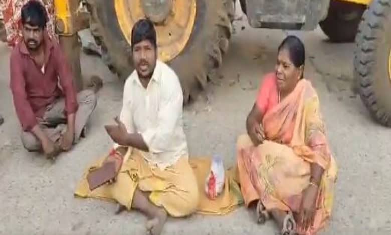 Video: Demolition drive in Telangana's Suryapet triggers protest
