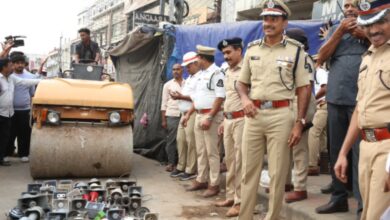 Hyderabad police crush 1,540 unauthorised sirens, horns