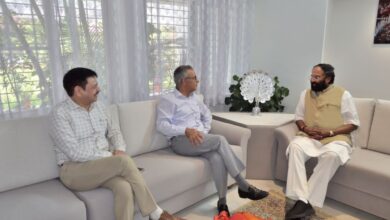 Telangana Civil Supplies minister meeting the country's food secretary