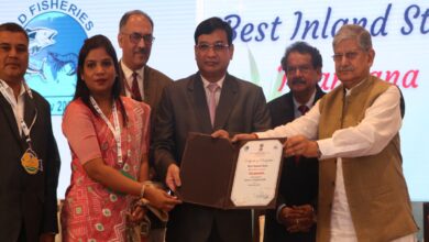 National fisheries award to Telangana