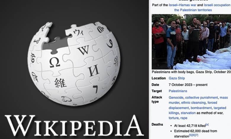 Wikipedia officially adds ‘Gaza Genocide’ to list of genocide page