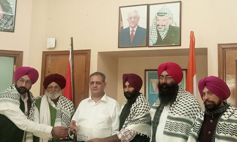 Farmers' group donates Rs 5 lakh for Palestinian people