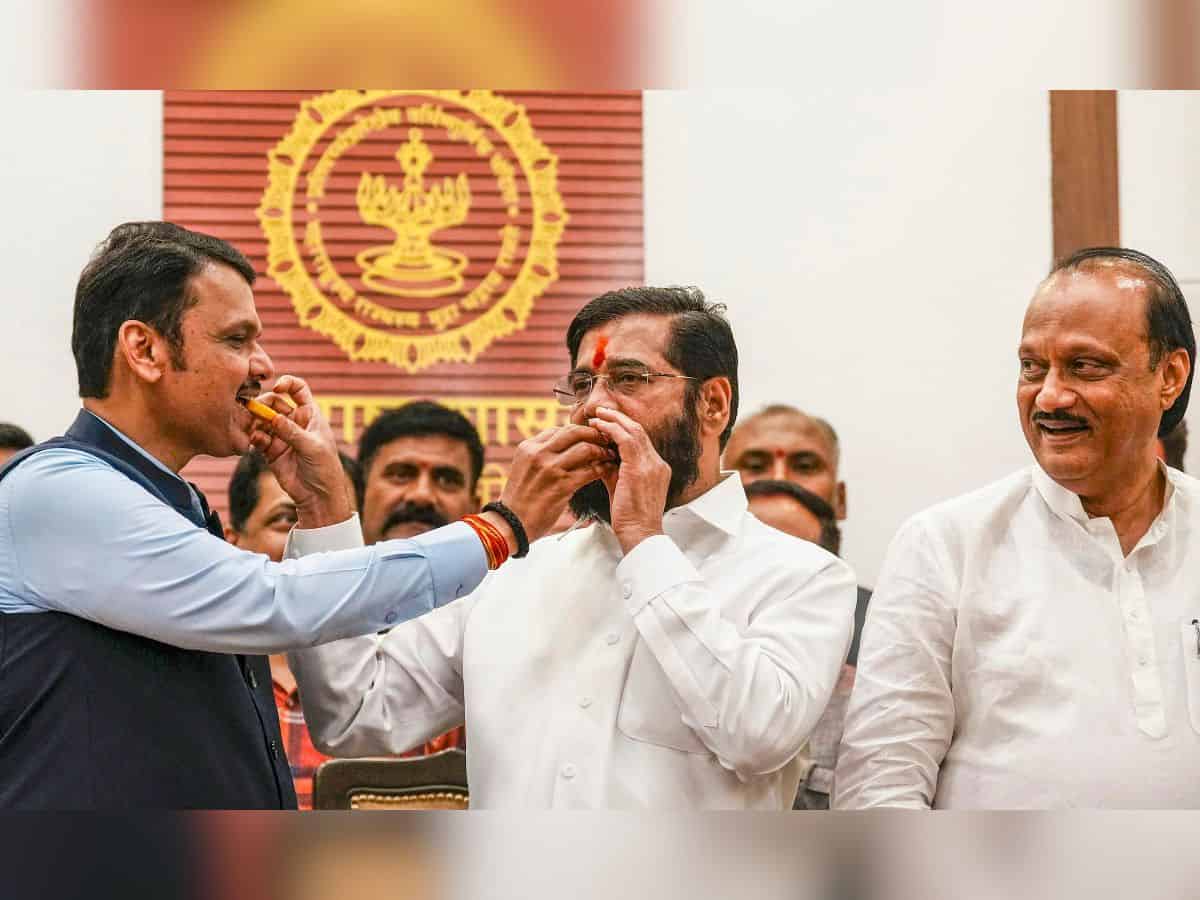 Fadnavis, Ajit Pawar and Eknath Shinde
