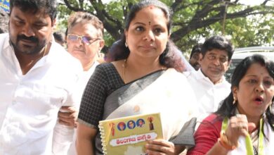 BRS Kavitha submits 35-page report on BC welfare in Telangana