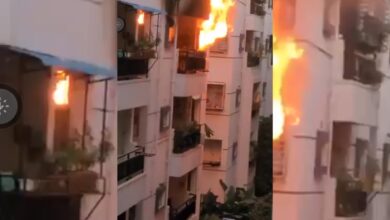 Fire in Hyderabad